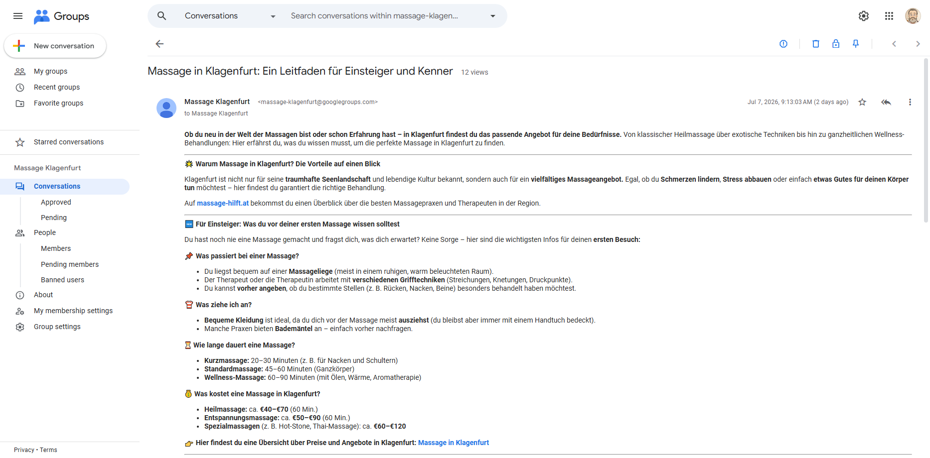 Massage gegen Verspannungen & Stress